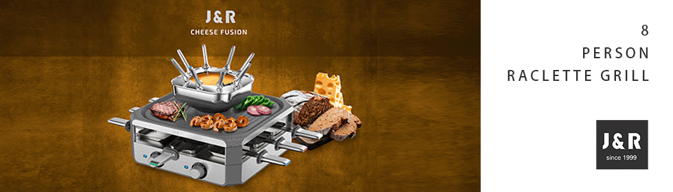 8 PERSON RACLETTE GRILL